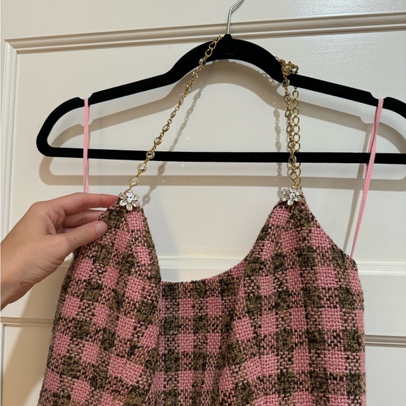 Oscar de la renta checked tweed mini dress NWT - Picture 11 of 13